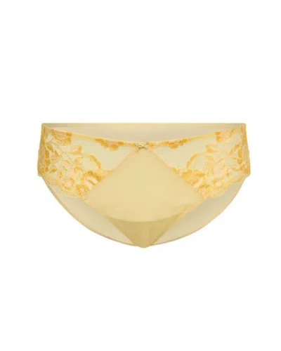 Adore Me Chelsi Brazilian Panties In Yellow