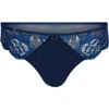 Adore Me Chelsi Brazilian Panties In Blue