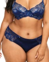 Adore Me Chelsi Hipster Panties In Floral Blue