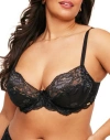Adore Me Chelsi Unlined Demi Bra In Black