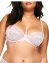 Adore Me Chelsi Unlined Demi Bra In Floral White