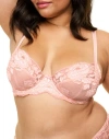 Adore Me Chelsi Unlined Demi Bra In Light Pink