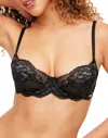 Adore Me Chelsi Unlined Demi Bra In Black