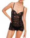 ADORE ME ADORE ME CHEYENNE BODYCON BABYDOLL & G-STRING SET LINGERIE