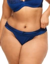 Adore Me Clairabella Bikini Panties In Dark Blue