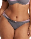 Adore Me Clairabella Bikini Panties In Gray