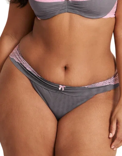 Adore Me Clairabella Bikini Panties In Gray