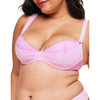 Adore Me Clairabella Contour Demi Bra In Medium Pink