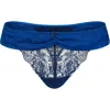 Adore Me Clairabella Thong Panties In Dark Blue
