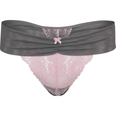 Adore Me Clairabella Thong Panties In Pink