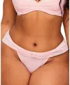 Adore Me Clairabella Women's Plus-size Bikini Panty In White