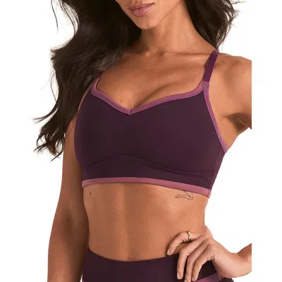 Adore Me Clarity Sports Bra In Purple