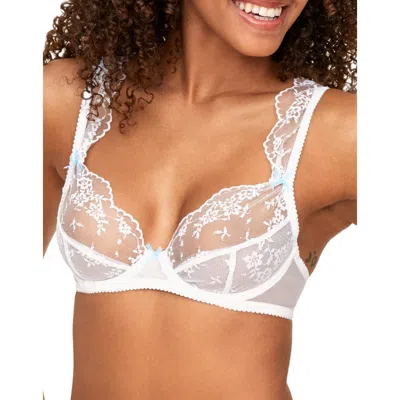 Adore Me Clera Unlined Demi Bra In White