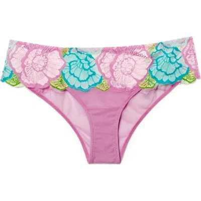 Adore Me Colete Cheeky Panties In Floral Pink