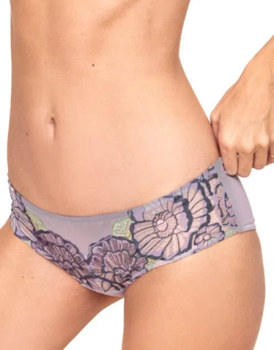Adore Me Colete Hipster Panties In Floral Grey