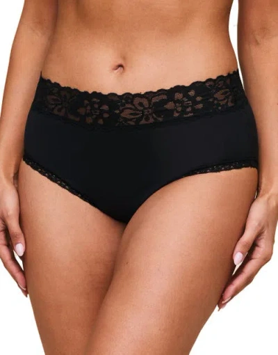 Adore Me Colline High Waisted Panties In Black