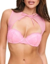 Adore Me Cordelia Push Up Balconette Bra In Medium Pink