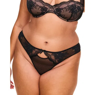 Adore Me Cordelia Thong Panties In Black