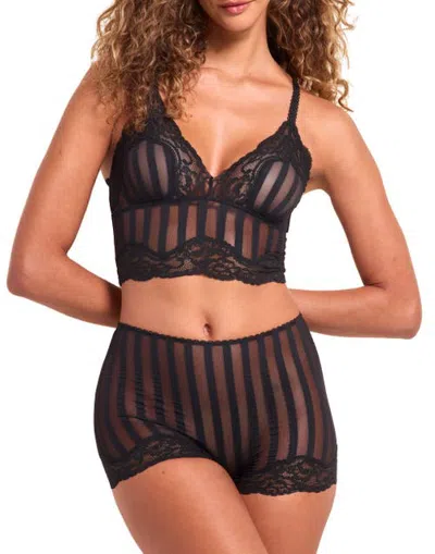 Adore Me Cove Bralette & Shortie Set Lingerie In Brown