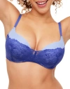 Adore Me Cyla Push Up Plunge Bra In Blue
