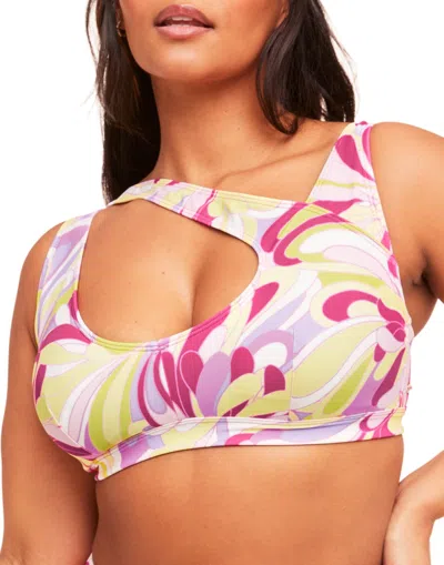 Adore Me Darby Women's Plus-size Swimwear Bra In Multi