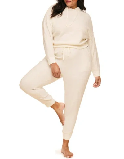 Adore Me Davinia Hoodie And Joggers Set In White