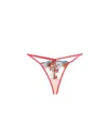 Adore Me Delilah G-string Panties In Floral Beige