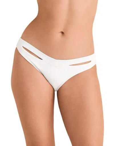 Adore Me Demi Swimwear Bikini Bottom In White