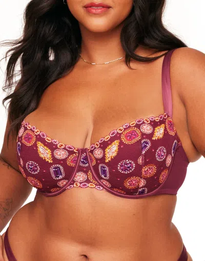 Adore Me Dianna Women's Plus-size Contour Balconette Bra In Red