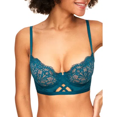 Adore Me Diara Contour Balconette Bra In Dark Blue