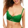 Adore Me Diara Contour Balconette Bra In Dark Green