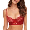 Adore Me Diara Contour Balconette Bra In Dark Red