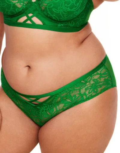 Adore Me Diara Hipster Panties In Dark Green