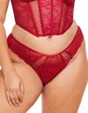 Adore Me Dominika Cheeky Panties In Dark Red