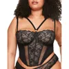 Adore Me Dominika Contour Bustier Top In Black
