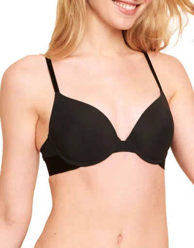 Adore Me Earth Republic Jordyn Women's Push Up Plunge Bra In Black