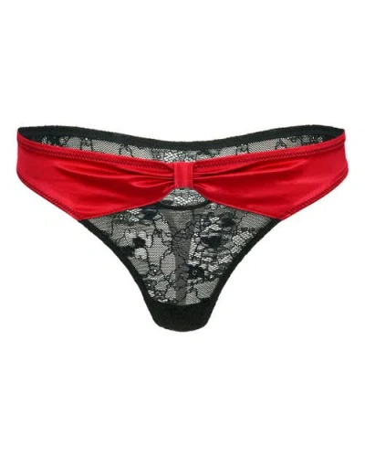 Adore Me Eira Thong Panties In Dark Red