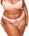Shop Adore Me Eira Women's Plus-size Thong Panty In Light Pink