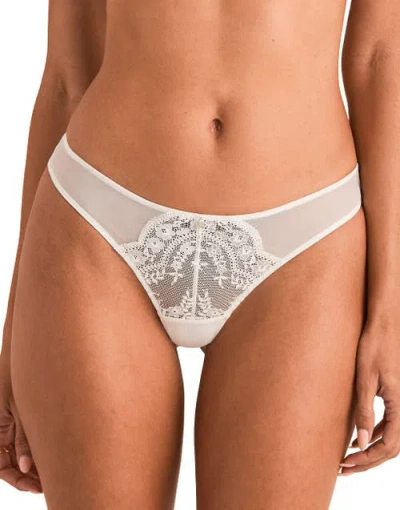 Adore Me Elea Thong Panties In White