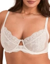 Adore Me Elea Unlined Full Coverage Bra In White