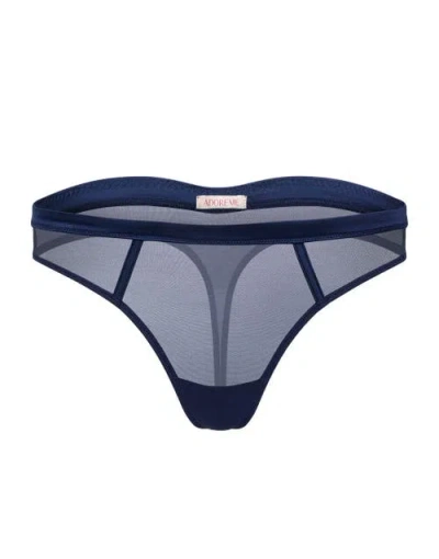Adore Me Elen Thong Panties In Blue