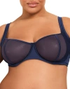 Adore Me Elen Unlined Balconette Bra In Multi