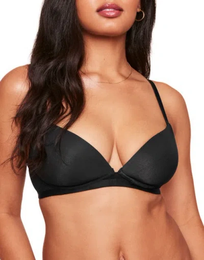Adore Me Elora Push Up Plunge Bra In Black