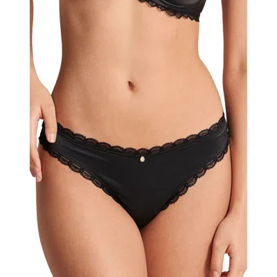 Adore Me Elsie Thong Panties In Black