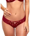 Adore Me Emmeline Cheeky Panties In Dark Red