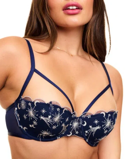 Adore Me Estelle Contour Balconette Bra In Dark Blue