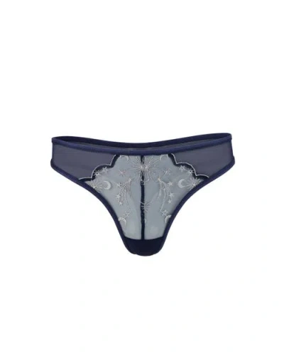Adore Me Estelle Thong Panties In Dark Blue