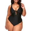 Adore Me Evangeline Swimwear One-piece In Black