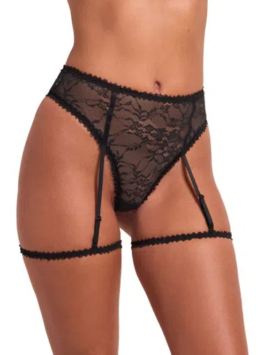 Adore Me Evelyne High Waisted Panties In Black