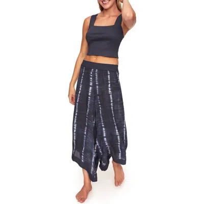 Adore Me Evi Tank & Pant Set In Tie Dye Grey